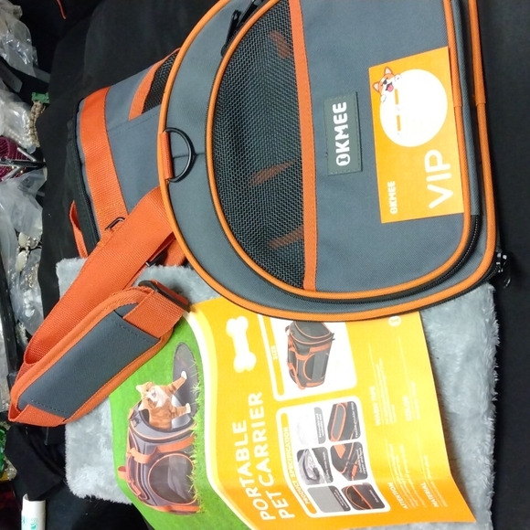 Okmee Portable Pet Carrier Brand New Never Used Airline Approved - Picture 8 of 10